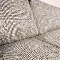 Bielefelder Werkstätten 2-Sitzer-Sofas|Sofa Spirit 2 92,5 Stoff Scott BW 1769 292 Grau Beige Füße Metall