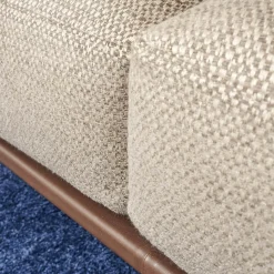 Bielefelder Werkstätten 2-Sitzer-Sofas|Sofa Spirit Stoff Emira BW 1732 272 Beige Gestell Metall Bronze Matt Inklusive Rückenverstellung