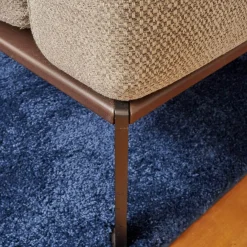 Bielefelder Werkstätten 2-Sitzer-Sofas|Sofa Spirit Stoff Emira BW 1732 272 Beige Gestell Metall Bronze Matt Inklusive Rückenverstellung