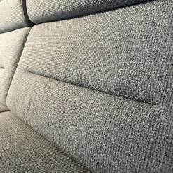 Stressless 2-Sitzer-Sofas|Sofa Stella Bezug Stoff Erica 596 Grey 12 Grau Gestell Metall Schwarz Inklusive Zwei Kopfstützen