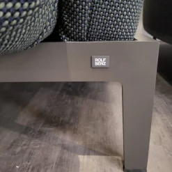 Rolf Benz Ecksofas|Sofa Stoff 24 516 Flaschengrün Grün Grau Gestell Stahl Feinstruktur RAL 7022 Umbragrau Pulverbeschichtet Matt