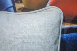 Fatboy 2-Sitzer-Sofas|Sofa Sumo Stoff Limestone Hellgrau Gestell Schwarz