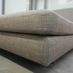 Walter Knoll Daybeds & Recamieren|Sofa Tama Living Bezug Stoff Duala 7672 Chess Grau Kufen Massivholz Nussbaum Geölt Mit Kunststoffgleitern