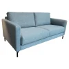 Violetta 2-Sitzer-Sofas|Sofa Tino Bezug Stoff Gavarni Blau Grau Mit Taschenfederkern