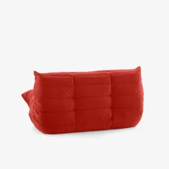 Ligne Roset 2-Sitzer-Sofas|Sofa Togo Stoff Alcantara A Goya Red Rot