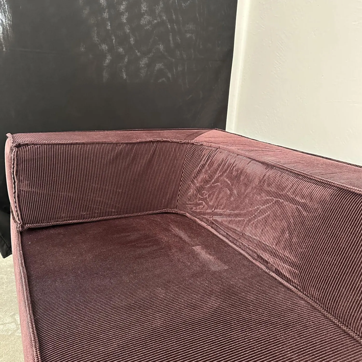 COR 2-Sitzer-Sofas|Sofa Trio Stoff 9074 Merlot Dunkelrot