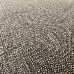 Leda 2-Sitzer-Sofas|Sofa Victoria Bezug Stoff Bravo 18 Grau Füße Standard Holz Wenge Schwarz Ohne Dekokissen