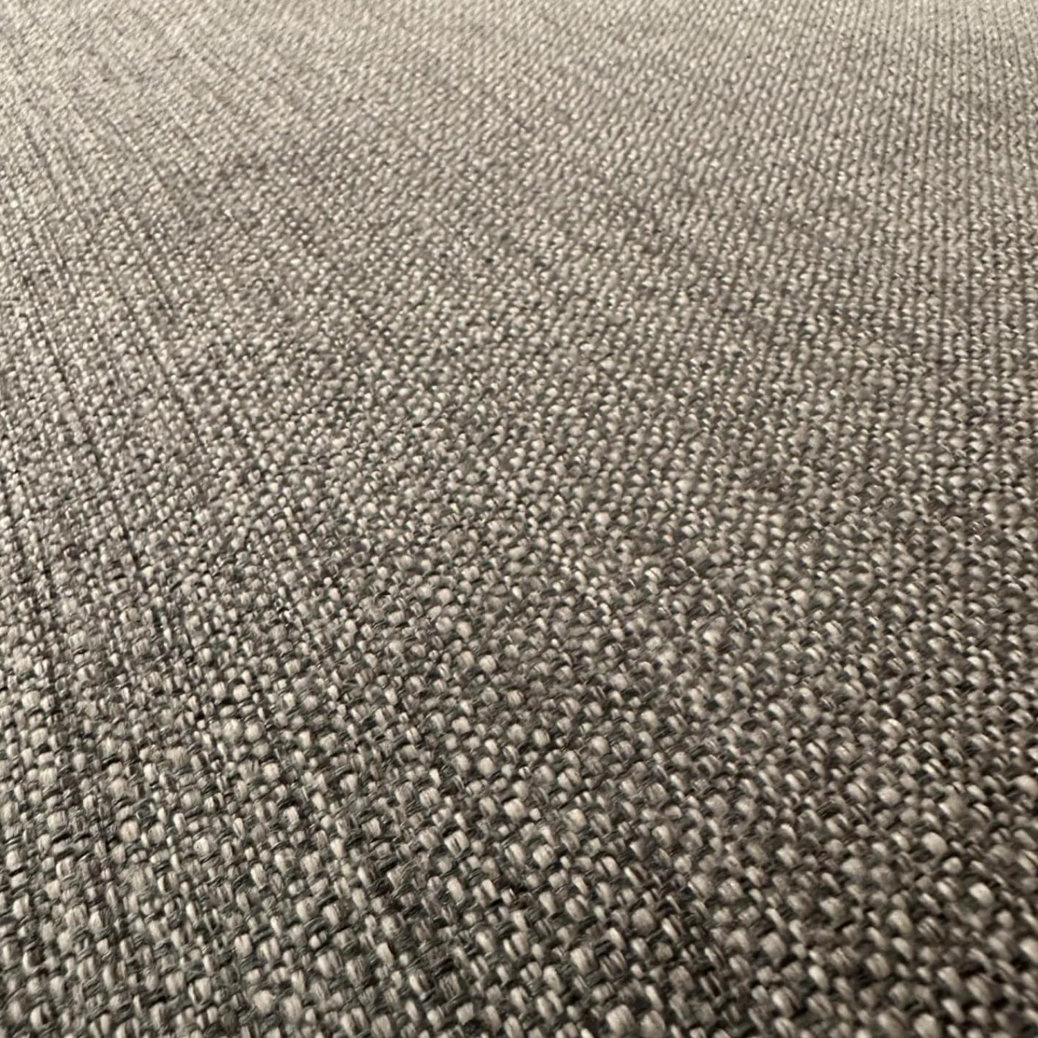 Leda 2-Sitzer-Sofas|Sofa Victoria Bezug Stoff Bravo 18 Grau Füße Standard Holz Wenge Schwarz Ohne Dekokissen