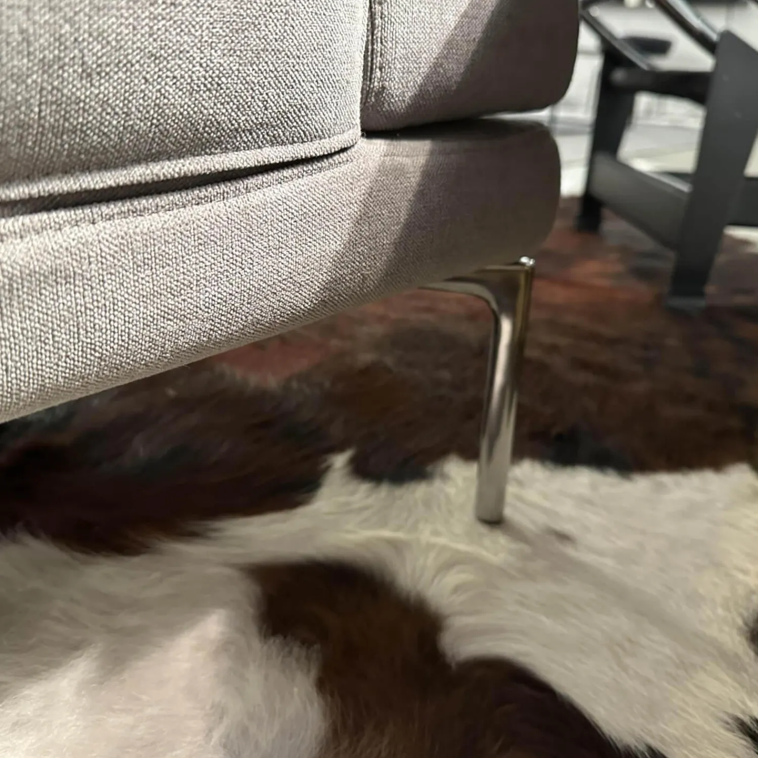 Zanotta 2-Sitzer-Sofas|Sofa William Stoff Tessuto Talento Cat30 Saio 027614 Füße Poliert