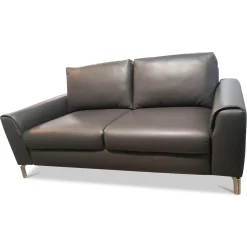 WK Wohnen 2-Sitzer-Sofas|Sofa WK660 Venosa Zweisitzer Leder Montana Basalto Grau