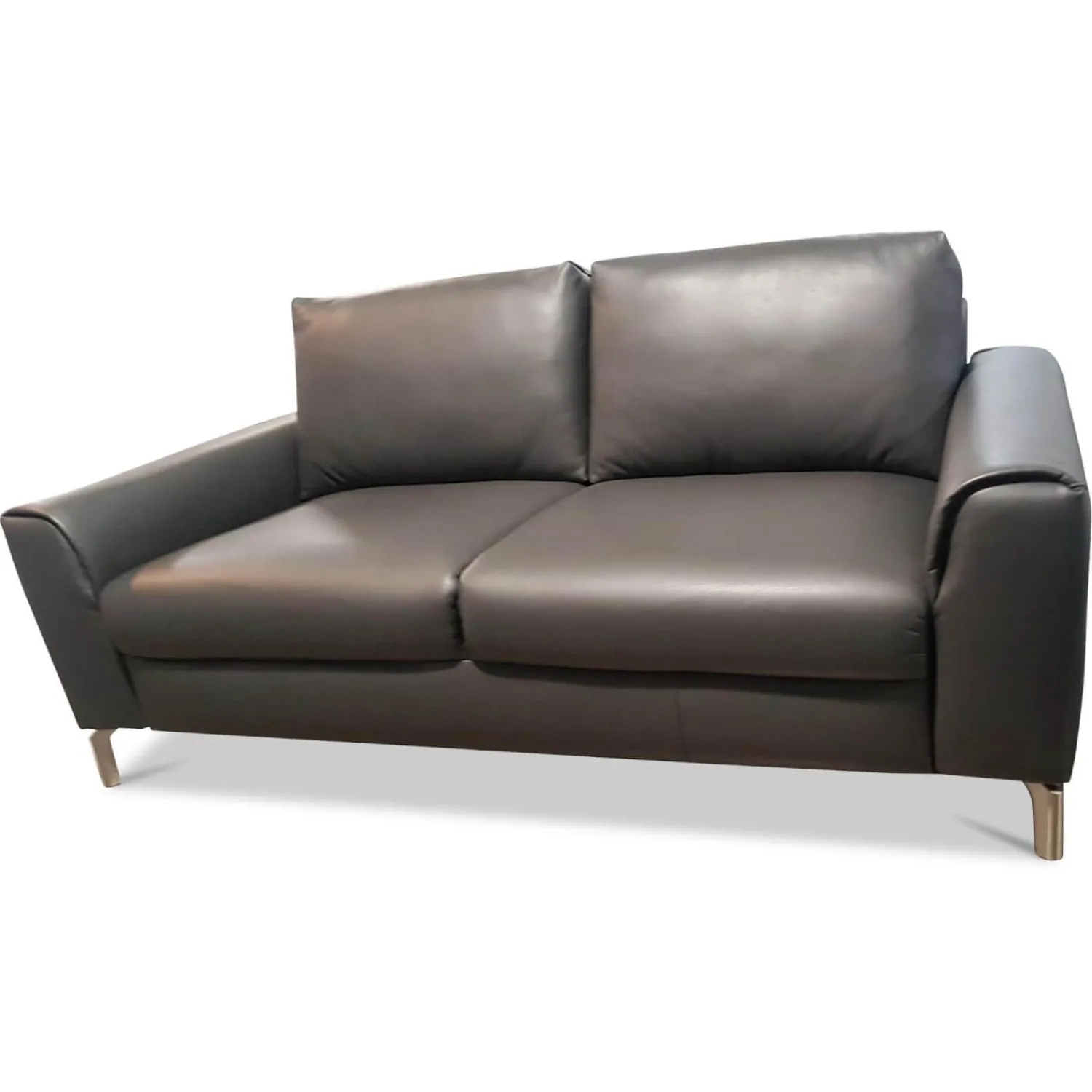 WK Wohnen 2-Sitzer-Sofas|Sofa WK660 Venosa Zweisitzer Leder Montana Basalto Grau