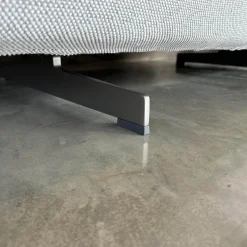 Poltrona Frau 2-Sitzer-Sofas|Sofa Zweisitzer Grantorino Stoff Col. Tess Bouce Sabbia Grau Leder Saddle Beige