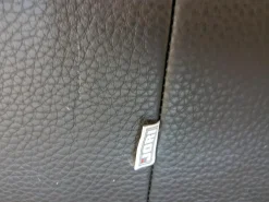 Jori 2-Sitzer-Sofas|Sofa Zweisitzer Linea 185 Leder Fuerte Schwarz