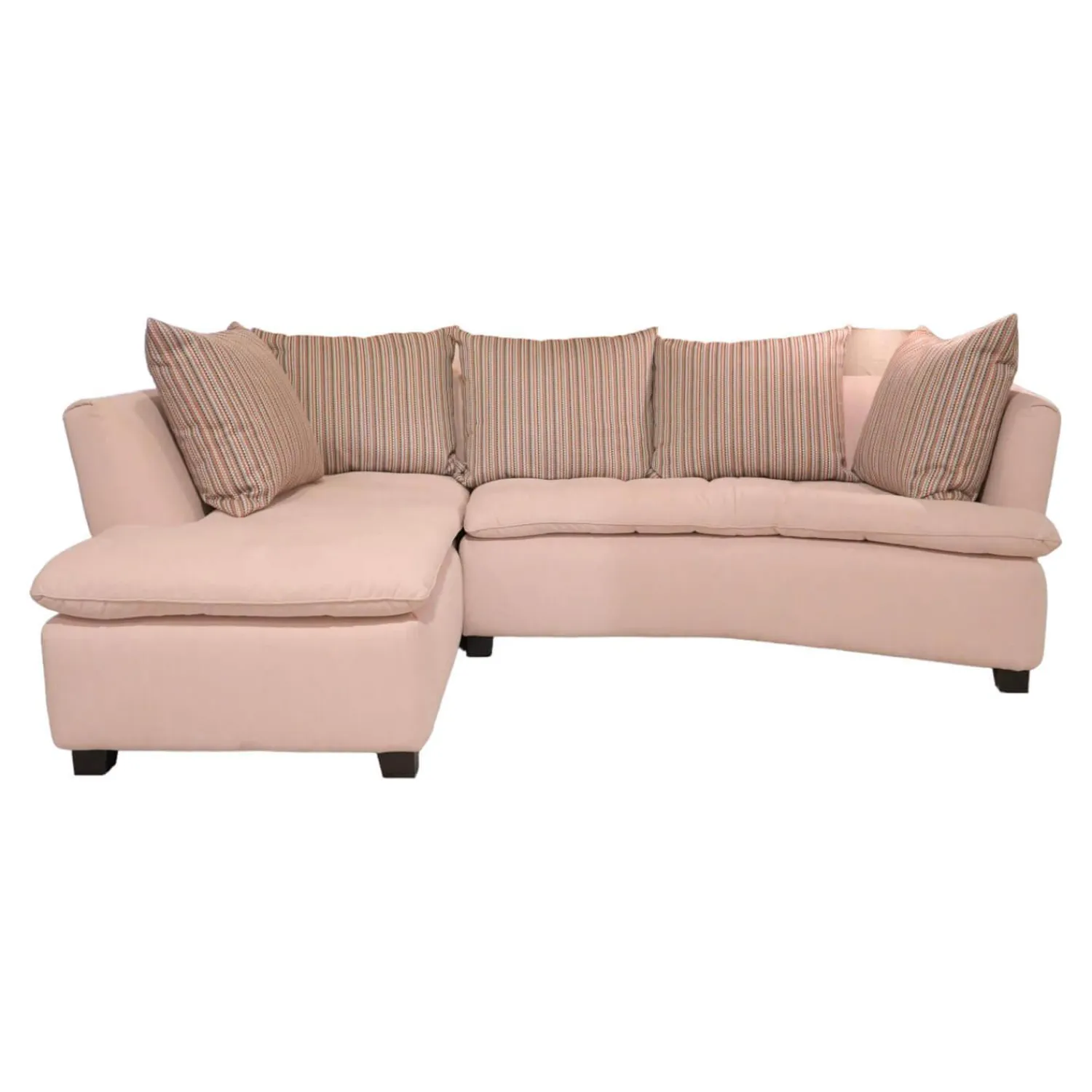 Domicil Ecksofas|Sofaecke Donna Stoff Cozy 073 mit Rückenkissen Stoff Ditton 05