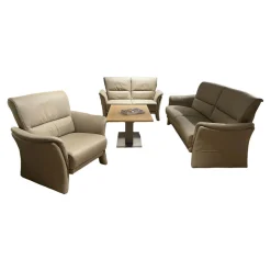 himolla Polstergruppen|Sofagarnitur 9553 MB Föhr Superlastic Plus Federkern Bezug Leder Longlife Quarz