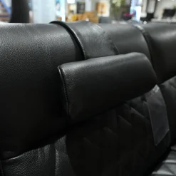 Stressless Polstergruppen|Sofagruppe Michelle Leder Cori 19 Schwarz Füße Aluminium Inklusive Kopfstütze