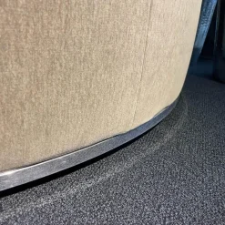 B&B Italia 2-Sitzer-Sofas|Sofainsel Amoenus Maxalto Stoffbezug Grau Inklusive 4 Kissen