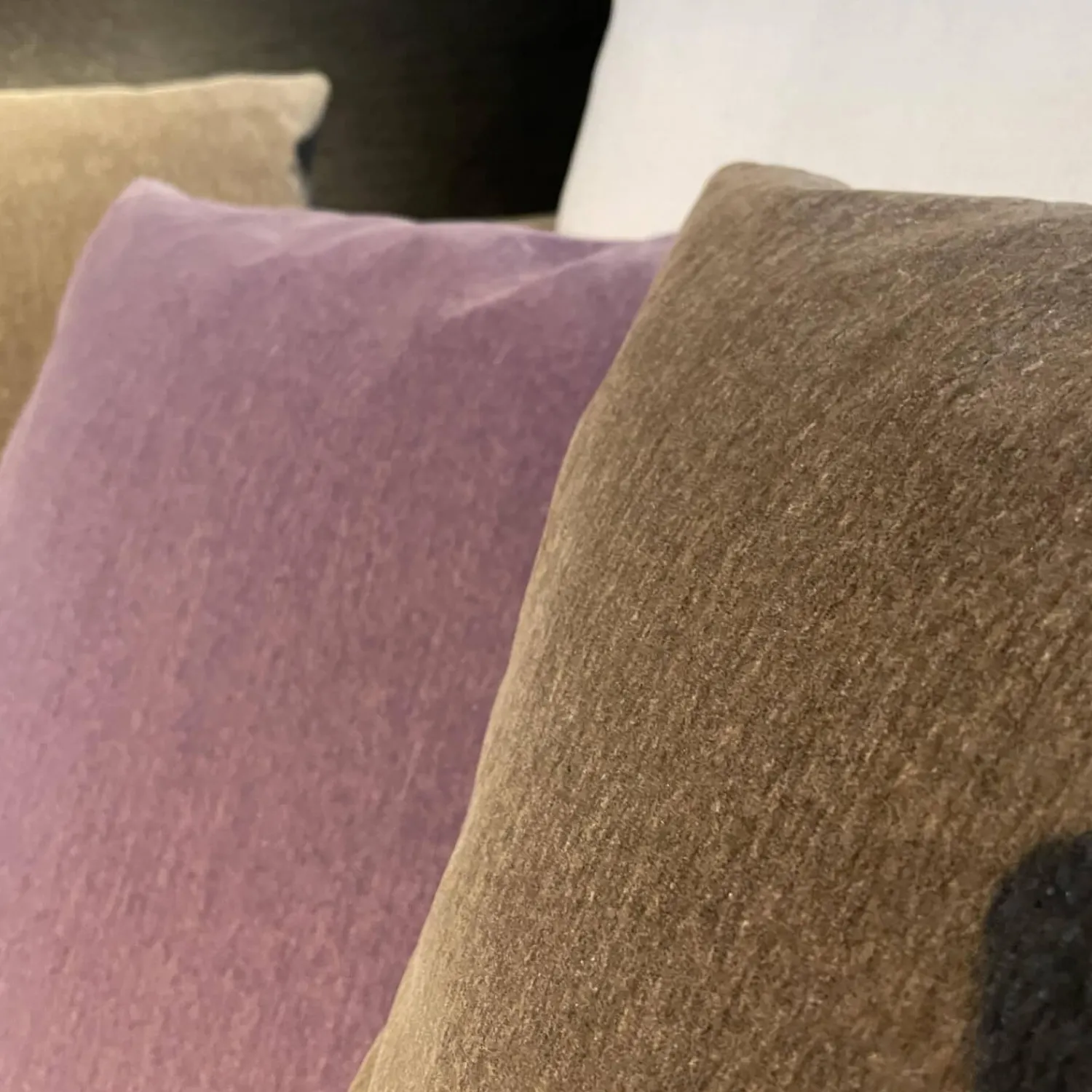 B&B Italia 2-Sitzer-Sofas|Sofainsel Amoenus Maxalto Stoffbezug Grau Inklusive 4 Kissen