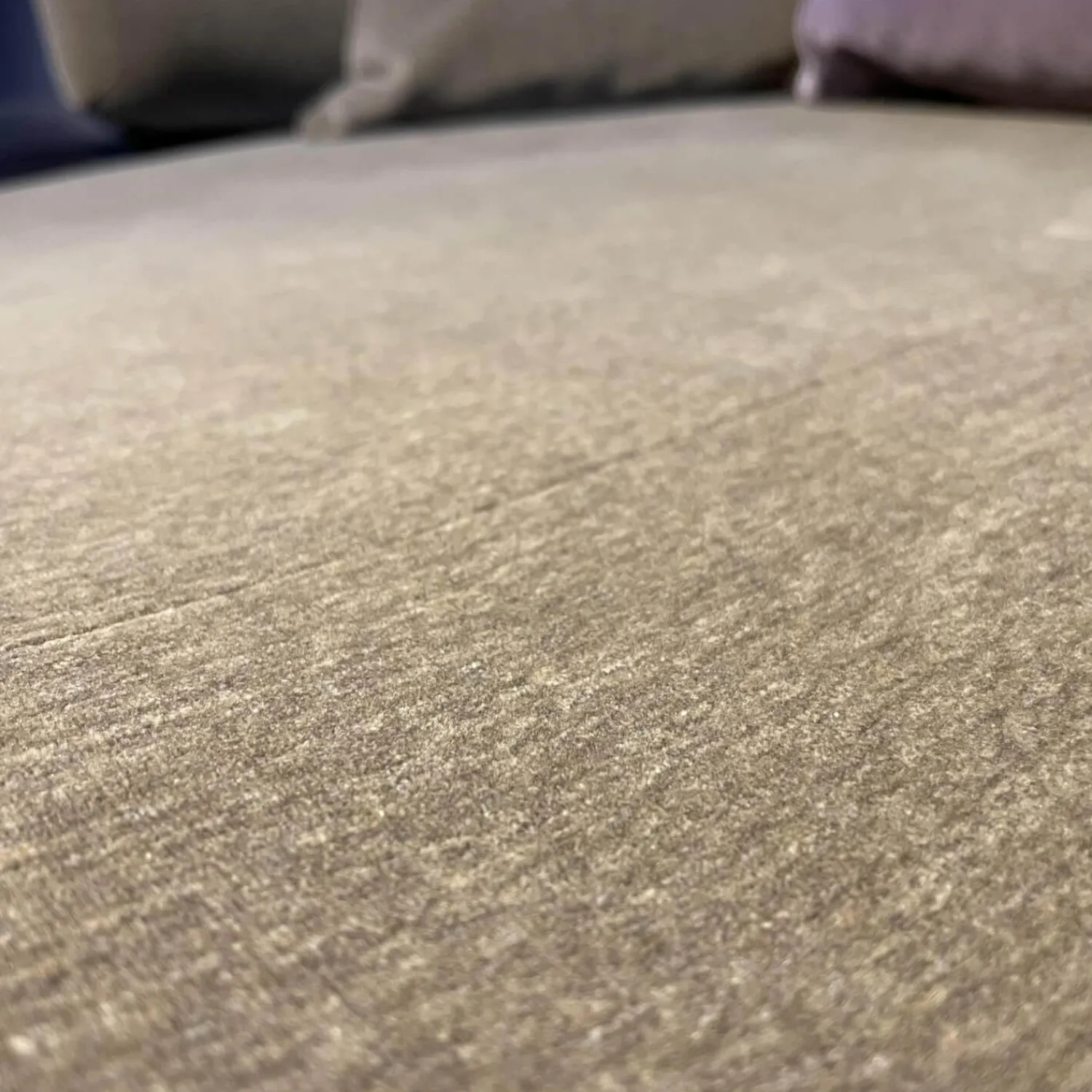 B&B Italia 2-Sitzer-Sofas|Sofainsel Amoenus Maxalto Stoffbezug Grau Inklusive 4 Kissen