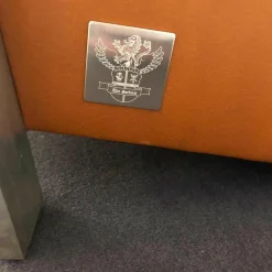 Gepade Relaxsessel|Solitärsessel Casa Leder Passion Hellbraun Gestell Edelstahl