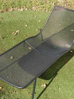 Emu Gartenliegen|Sonnenliege Round Stahl 24 Nero