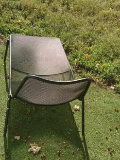 Emu Gartenliegen|Sonnenliege Round Stahl 24 Nero