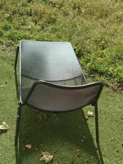 Emu Gartenliegen|Sonnenliege Round Stahl 24 Nero