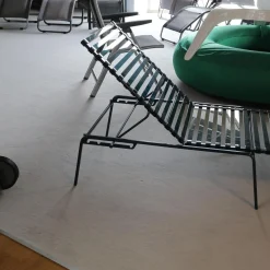 Magis Gartenliegen|Sonnenliege Striped Lettino Gestell Stahlrohr Blau 5062 Sprossen Polyamid Blau 2025 TR