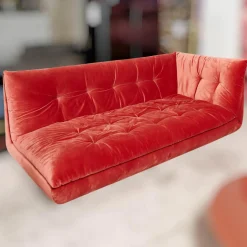 IP Design 2-Sitzer-Sofas|Soulmate Sofa 220/110 Stoff City Velvet Reloaded CA7832/063 Rot