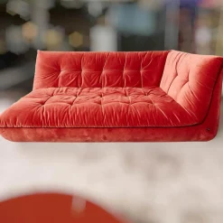 IP Design 2-Sitzer-Sofas|Soulmate Sofa 220/110 Stoff City Velvet Reloaded CA7832/063 Rot