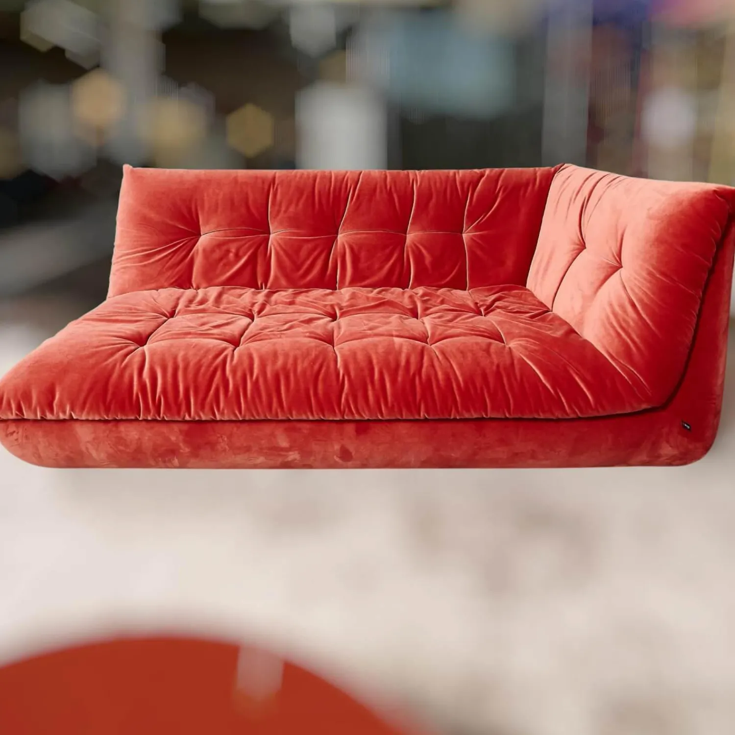 IP Design 2-Sitzer-Sofas|Soulmate Sofa 220/110 Stoff City Velvet Reloaded CA7832/063 Rot