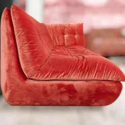 IP Design 2-Sitzer-Sofas|Soulmate Sofa 220/110 Stoff City Velvet Reloaded CA7832/063 Rot