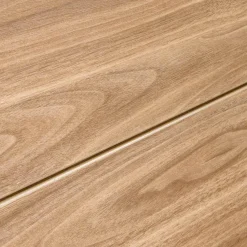 Cabinet Regale|Stangensystem Atrio Alu Goldfarbig Holzdekor Wallnuss