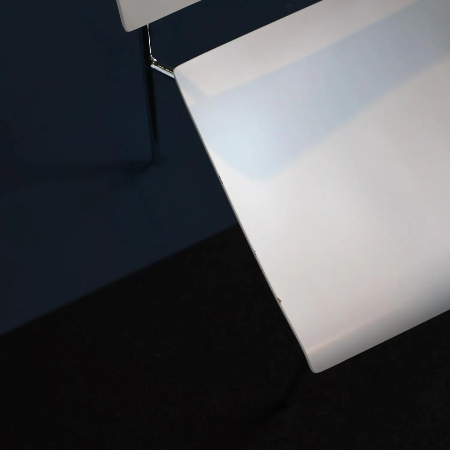 Lampert Richard Einzelstühle|Stapelstuhl Giorgio Weiß Lackiert Gestell Verchromt