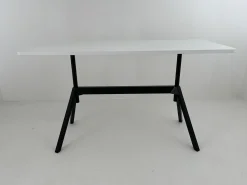 COR Schreibtische & Sekretäre|Stehtisch Level Tischplatte HPL Beschichtet Weiß mit Zargengestell