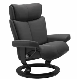 Stressless Relaxsessel|Magic M Classic Base Leder Paloma Rock