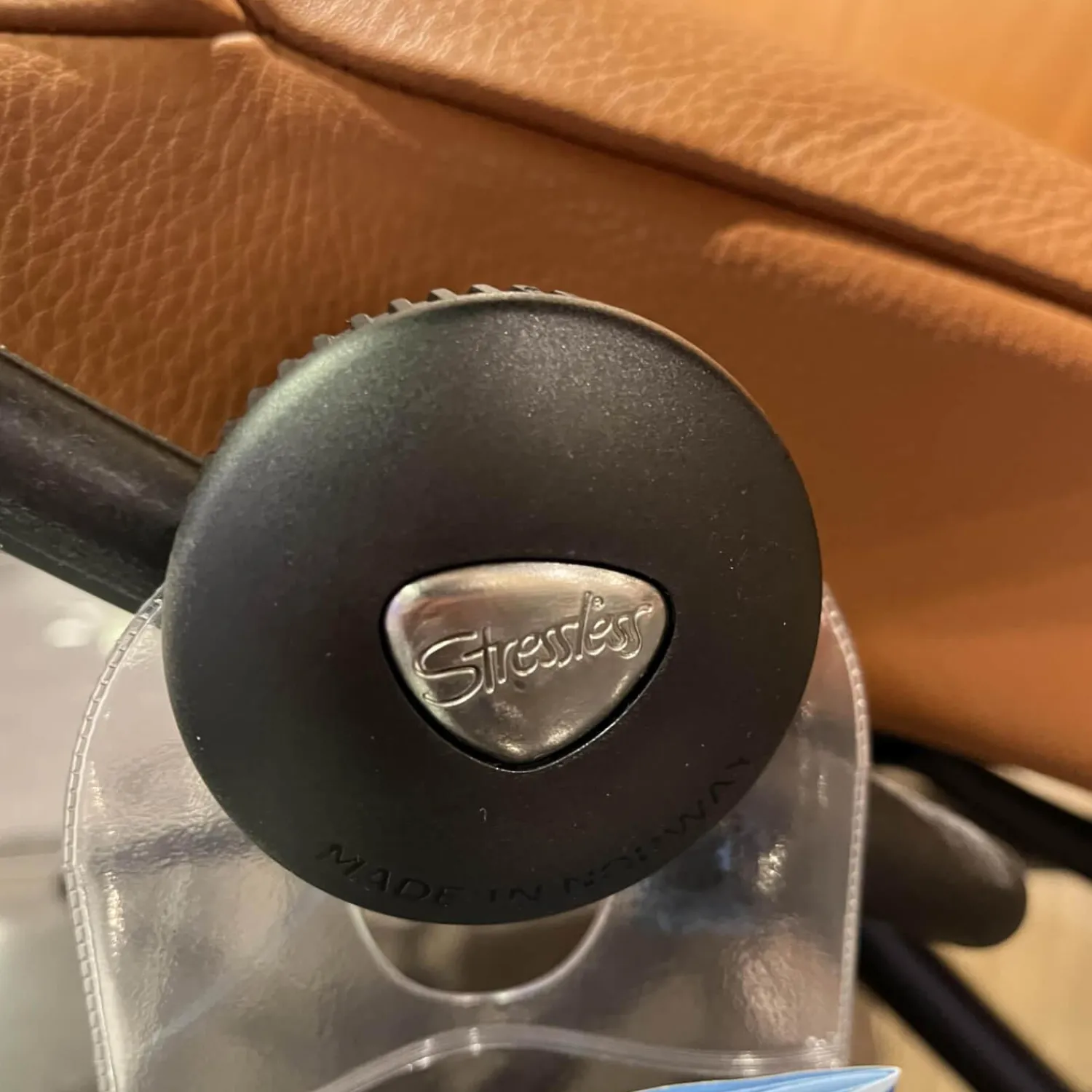 Stressless Relaxsessel|-Sessel Tokyo Leder Noblesse 34 Tigereye Gestell Star 45 Matt Black Low Standard Base