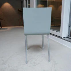 Vitra Einzelstühle|Stuhl 03 Sitzschalenfarbe Hellgrau Untergestell Pulverbeschichtet Silber Glatt
