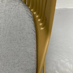 DEDON Gartenstühle|Stuhl Aiir Schale Kunststoff Saffron Braun-Grün ohne Kissen