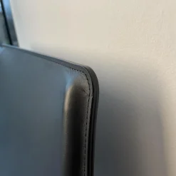 Walter Knoll Einzelstühle|Stuhl Aisuu 1220 Bezug Saddle Black 4 Bein Untergestell Pulverbeschichtet Schwarz