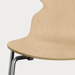 Fritz Hansen Einzelstühle|Stuhl Ameise Ahorn Furniert Gestell Chrom