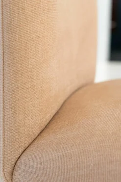 Lema Stuhlsets|Stuhl Babi Stoff TDC139 Cassiopea Braun Rosa Abziehbar Füsse mit Stoff bezogen