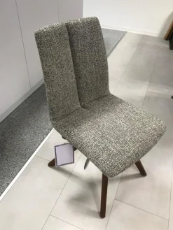 Venjakob Einzelstühle|Stuhl Concert Colin Bezug Stoff Würzburg Anthrazit 4 Fußgestell Nussbaum Massiv Geölt