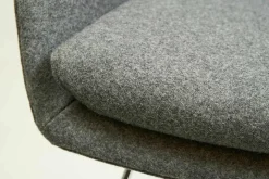 COR Einzelstühle|Stuhl dia Stoff 95 9654 Melange Metalluntergestell Verchromt