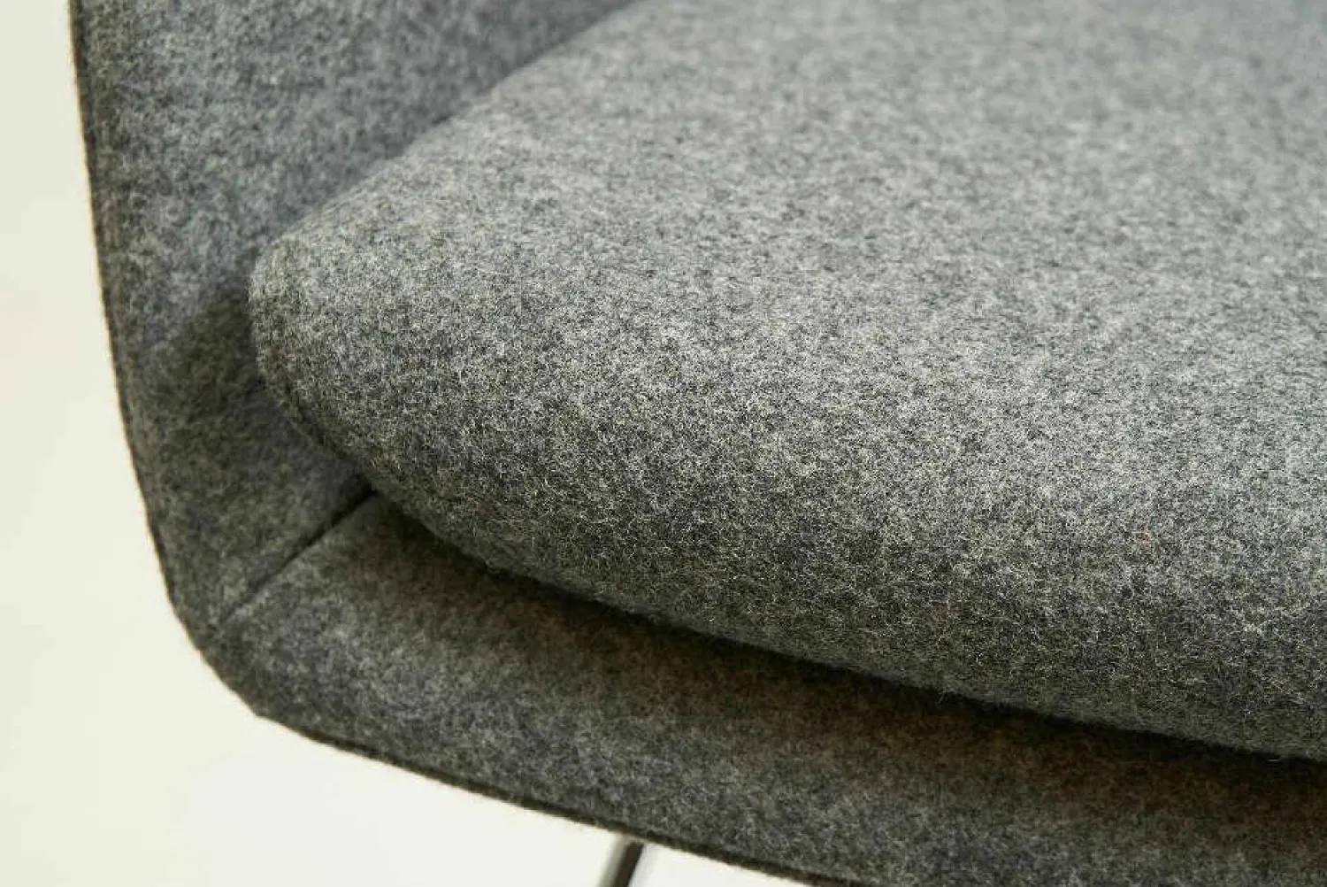 COR Einzelstühle|Stuhl dia Stoff 95 9654 Melange Metalluntergestell Verchromt