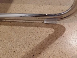 Tecta Einzelstühle|Stuhl D26i Armlehner Bezug Leder 1 Anthrazit Geflecht Anthrazit Gestell Verchromt Mit Filzgleitern