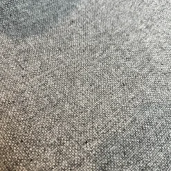 Fritz Hansen Einzelstühle|Stuhl Die Serie 7 Stoff Hallingdal Grau 130 Rücken Esche Schwarz Gestell Metall 3107 Schwarz Pulverbeschichtet