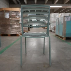 Fast Einzelstühle|Stuhl Easy Outdoor Aluminium Pulverbeschichtet Pastellblau