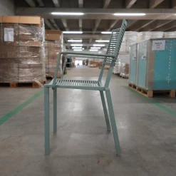 Fast Einzelstühle|Stuhl Easy Outdoor Aluminium Pulverbeschichtet Pastellblau