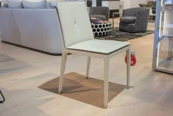 Poltrona Frau Einzelstühle|Stuhl Fritzgerald Bezug Leder Creme